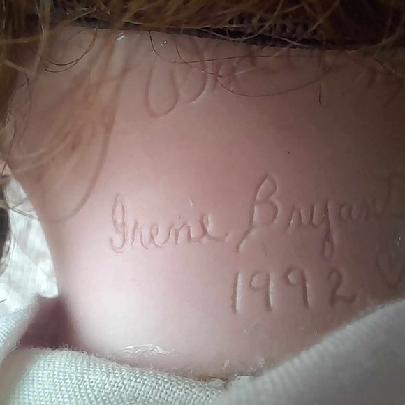 Vintage Porcelain Doll Ginger 1992 22in - Picture 5 of 7